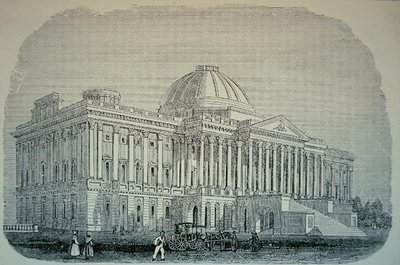 国会議事堂の眺め、1848年頃（彫刻） 作： American School