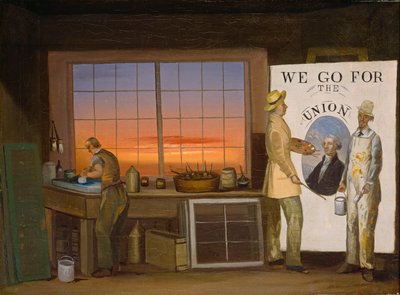 私たちは連合に行く、1840年から1850年頃 作： American School