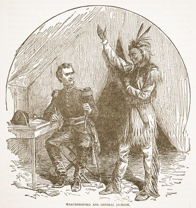 ウェザーズフォードとジャクソン将軍、本のパブから。 1896 作： American School