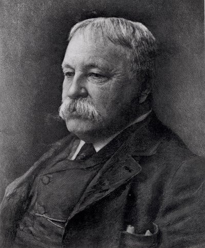 ウィリアム・D・ハウエルズ（1837-1920）「文学」より、1898年4月27日（彫刻）（バンド写真） 作： American School
