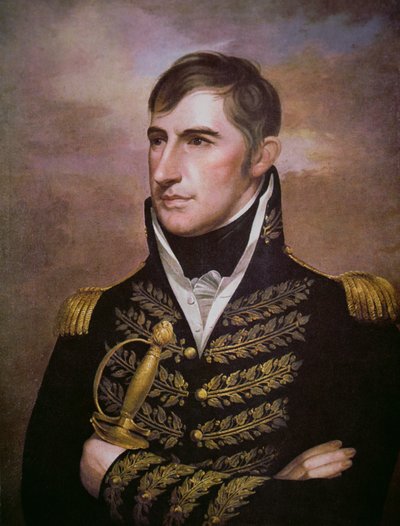 ウィリアム・ヘンリー・ハリソン（1773-1841）（カラーリトグラフ 作： American School