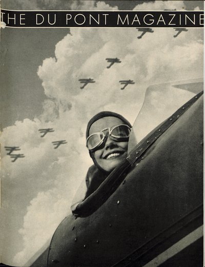 ウイングアロフト、デュポン誌の表紙、1934年5月 作： American School