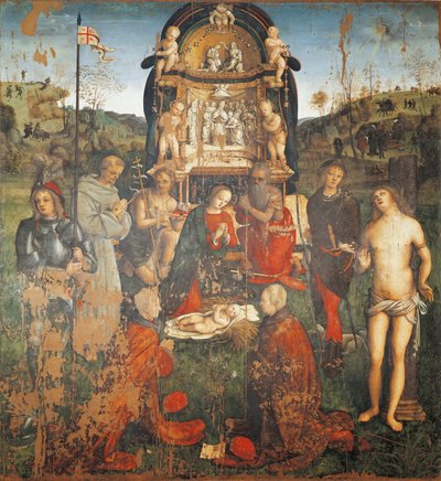 降誕、アミコ・アスペルティーニ（1475-1552）作 作： Amico Aspertini