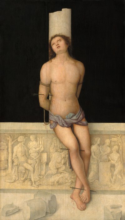 聖セバスチャン、c。 1505年。 作： Amico Aspertini