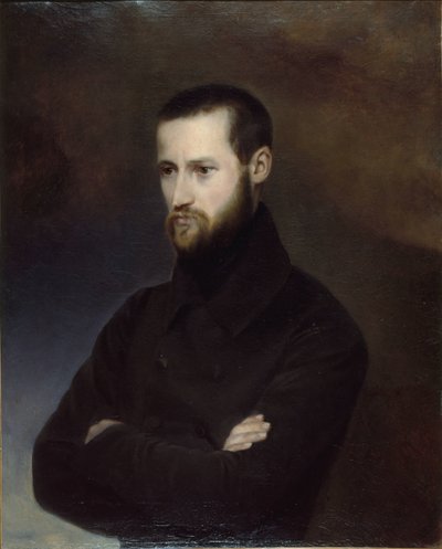 ルイ＝オーギュスト・ブランキの肖像 1805～1881年、1844～1850年。 作： Amélie Suzanne Serre