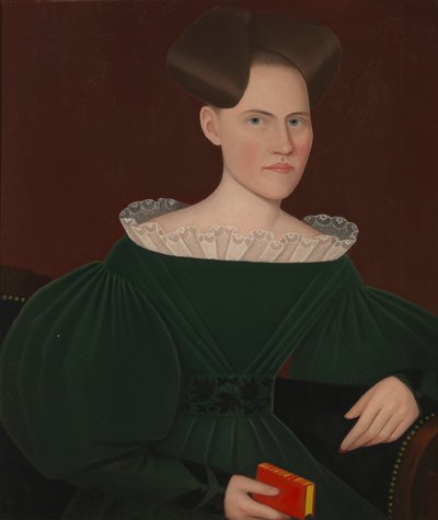 ヘレン・レナ・テン・ブロックの肖像、1834年。 作： Ammi Phillips
