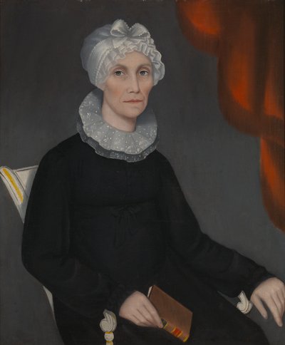 ロビンソン夫人の肖像、カリフォルニア州。 1819年。 作： Ammi Phillips