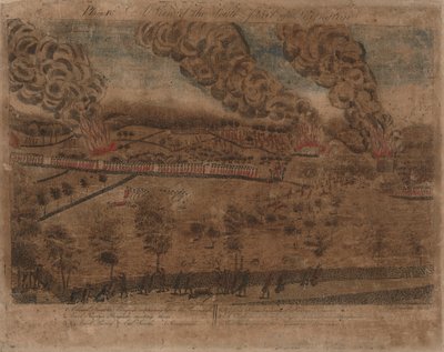 レキシントンとコンコードの戦い: プレート I、レキシントンの戦い、1775 年 4 月 19 日。プレート II、コンコードの町の眺め。 プレート III: コンコードのサウスブリッジでの婚約。 プレート IV: レキシントン南部の眺め。 作： Amos Doolittle