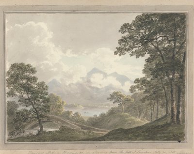 Vistas na Inglaterra, Escócia e País de Gales: efeito transitório em Skodow e c., ao retornar da queda de Lowdoor, 30 de julho de 1805 作： Amos Green