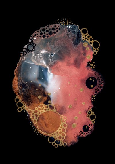 宇宙の金の泡 作： 