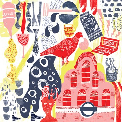 グレーなものたち』2015（デジタルコラージュ） 作： Amy Louise Evans