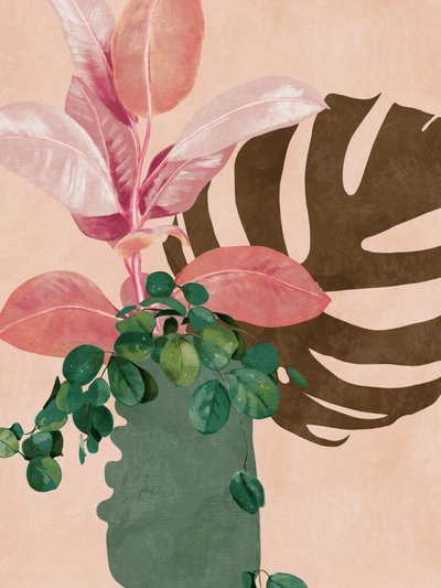 リーヴス・モア 6 ピンク 作： Ana Rut Bre