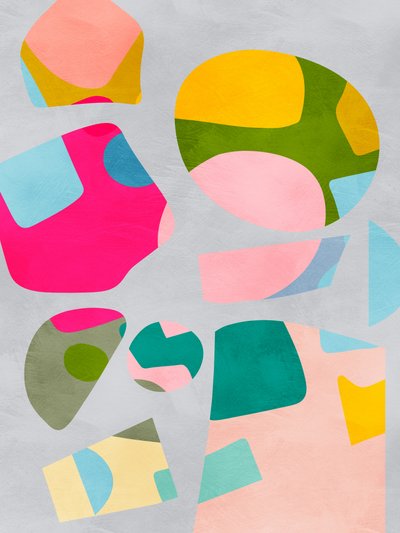 シンプルなカットアウト、カラフル 作： Ana Rut Bre