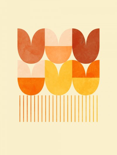 スプリング・ミッド・ラプソディ オレンジ 1 作： Ana Rut Bre