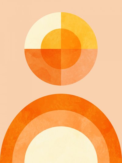 スプリング・ミッド・ラプソディ オレンジ 2 作： Ana Rut Bre