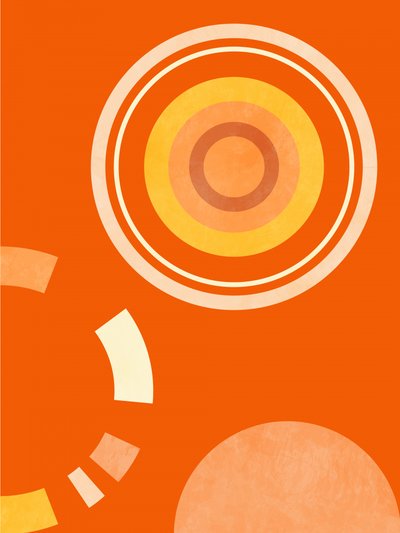 スプリング・ミッド・ラプソディ オレンジ 4 作： Ana Rut Bre