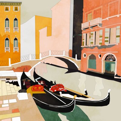 ヴェネツィアのゴンドラ 作： 