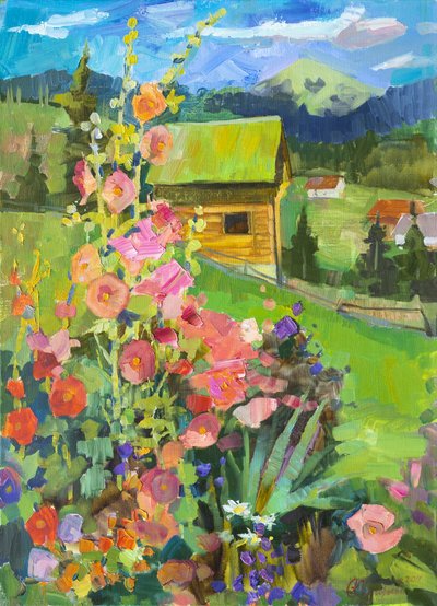 活気あふれるガーデンキャビン 作： 