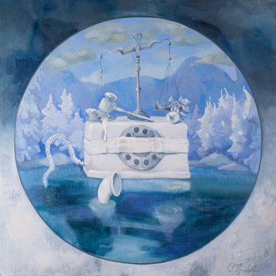 冬の正義の天秤 作： Anastasiia Grygorieva