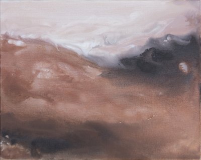 アースカラーの抽象的な流れ 作： Anastasiya Devochkina