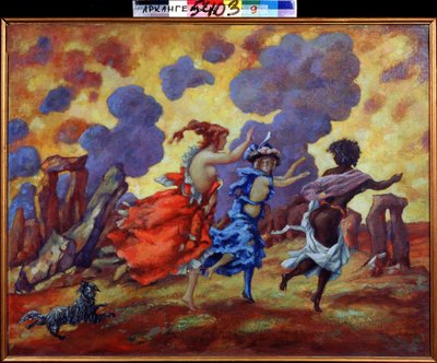 Peur (Fear). Peinture d