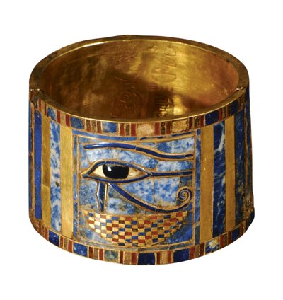 ホルスの目のブレスレット、紀元前943〜922年 作： Ancient Egypt