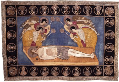 グランドプリンスドミトリーシェミャカのエピタフィオス、1444年 作： Ancient Russian Art