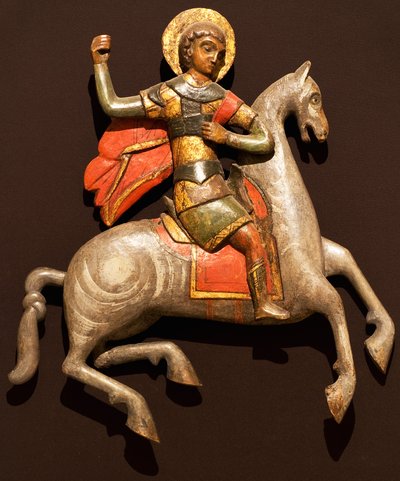 セントジョージとドラゴン、16世紀の後半。 作： Ancient Russian Art