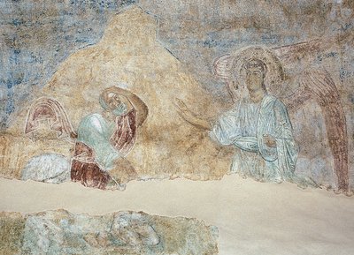 バラムと天使 作： Ancient Russian frescos