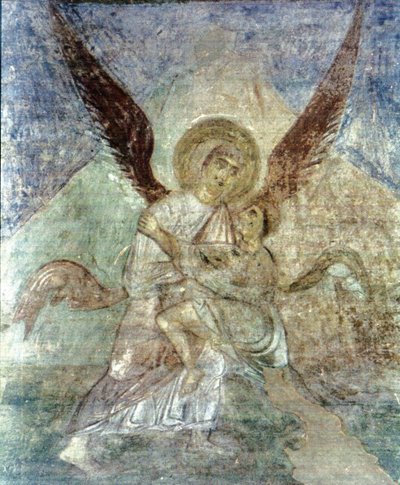 ジェイコブと天使 作： Ancient Russian frescos