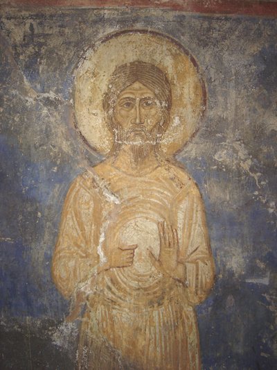 エデッサの聖アレクシウス、12世紀 作： Ancient Russian frescos