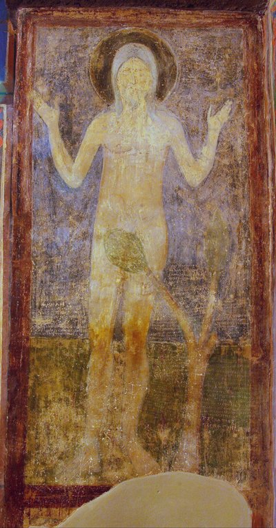 聖オヌフリウス 作： Ancient Russian frescos