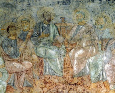聖霊の降臨 作： Ancient Russian frescos