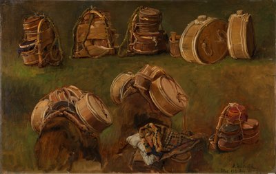 パックのサドルと他のオブジェクトの研究 作： Anders Askevold