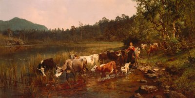 湖畔の夏の日 作： Anders Askevold