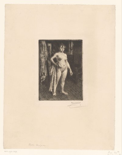 ラ・ヴィレットのヴィーナス 作： Anders Leonard Zorn (signed by artist)