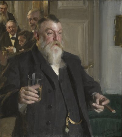 イドゥン協会の乾杯 作： Anders Leonard Zorn