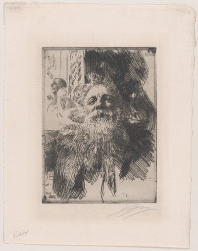 オーギュスト・ロダン 作： Anders Leonard Zorn