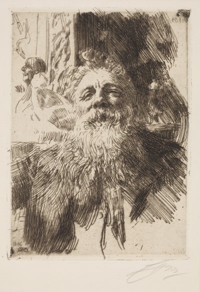 オーギュスト・ロダン 作： Anders Leonard Zorn