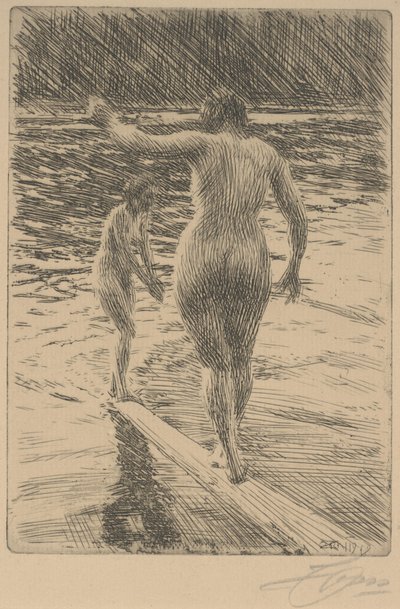 残高 作： Anders Leonard Zorn