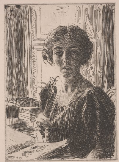 スウェーデンの王女 作： Anders Leonard Zorn
