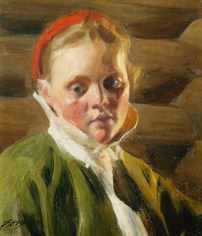 Dalecarlian Girl;モラクラ、1904 作： Anders Leonard Zorn