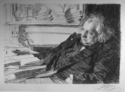 エルネスト・ルナン 作： Anders Leonard Zorn