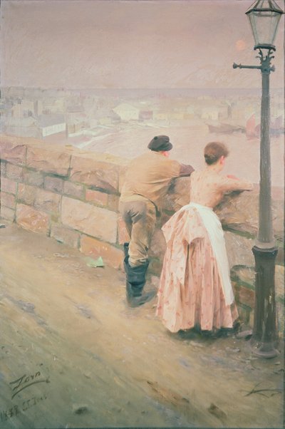 フィッシャーマン、セントアイブス、1888 作： Anders Leonard Zorn