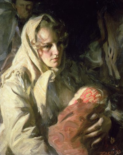 マドンナ、1899年 作： Anders Leonard Zorn