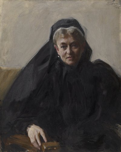 マリアシェルドンスカモン、1895年 作： Anders Leonard Zorn