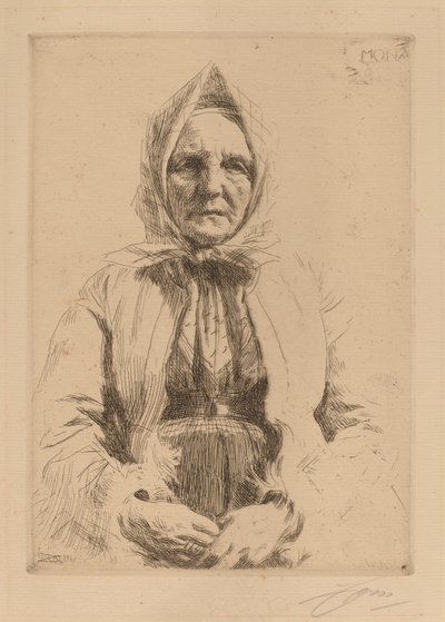 モナ、1911年。 作： Anders Leonard Zorn