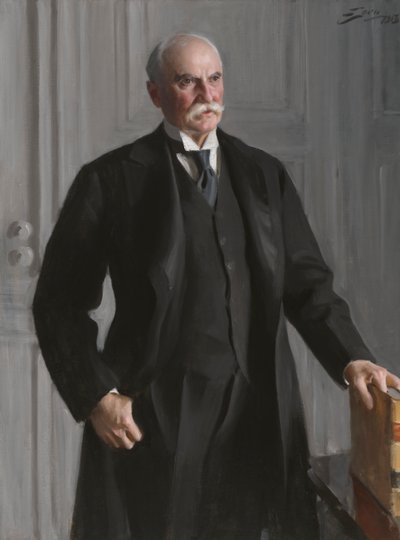 ネルソン・ウィルマース・アルドリッチ、1913年。 作： Anders Leonard Zorn