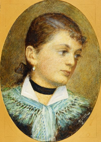 オーガスタホルツァーの肖像、1879年 作： Anders Leonard Zorn