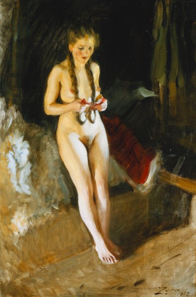 サイン、1912 作： Anders Leonard Zorn